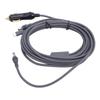 16ft Satellite Cigar Lighter Power Cable 18AWG Waterproofing Satellite Power Cord for RV Car Truck Bus Boat Dish