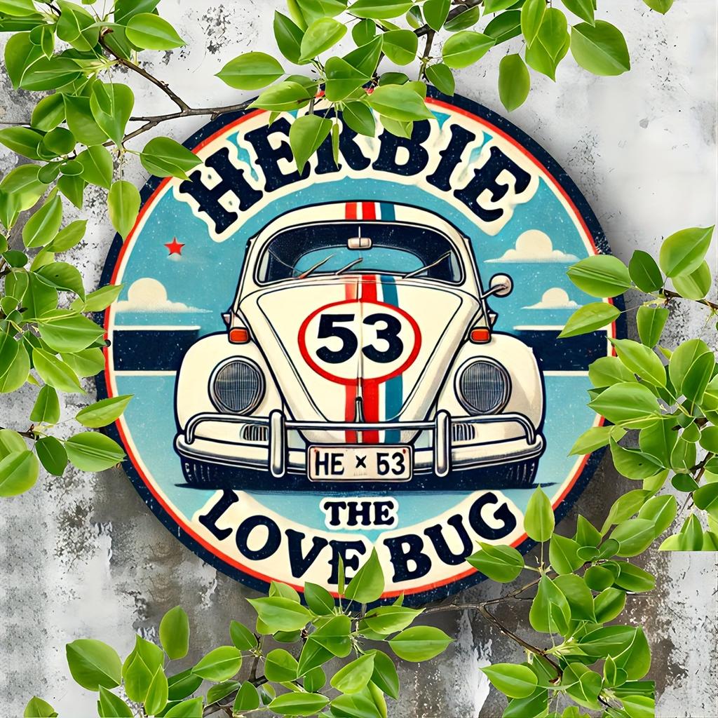 Wooden Vintage Car Wooden Tin Sign - Chic Wall Art for Door, Wall, Home, Room, Farmhouse, Street, Shop, Garage, Bar, Garden, and Coffee House Decor