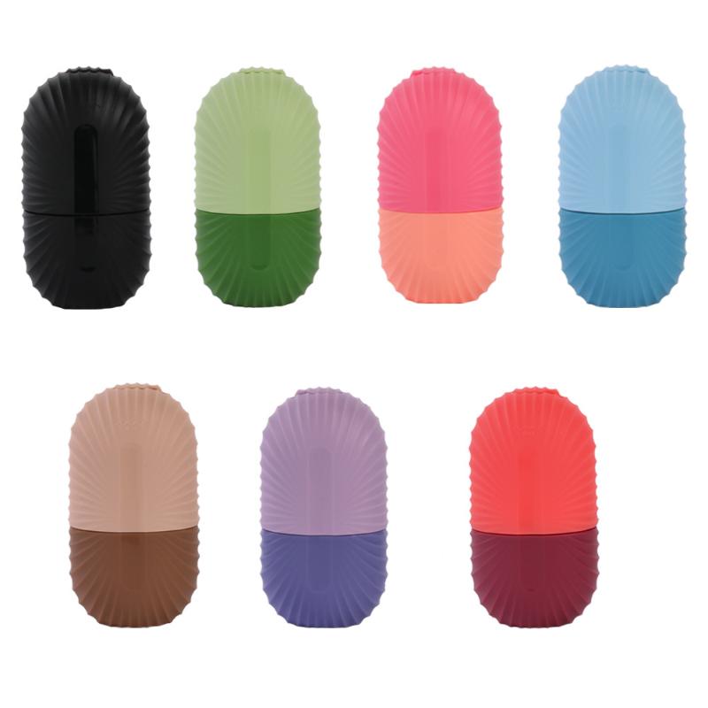 1Pcs Gift For Women Skin Care Freezer Reusable Shell Pattern Silicone Ice Mold For Face Facial Beauty Ice Roller Skin Care Tools