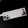 Professional PBT Keycaps MXes 60/68Keys Dyes Sublimated Plums Flower Pattern Ergonomic OEM Profile Computer Access