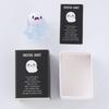 Halloween Luminous Mini Resin Ghost Figurines With Box Cute Halloween Party Favors Cartoon Glow In Dark Resin Desktop Ornament