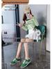 Spring/Summer 2025 Women's Forrest Gump Canvas Shoes - Green, Low-Top, Round Toe, Plus Size Available