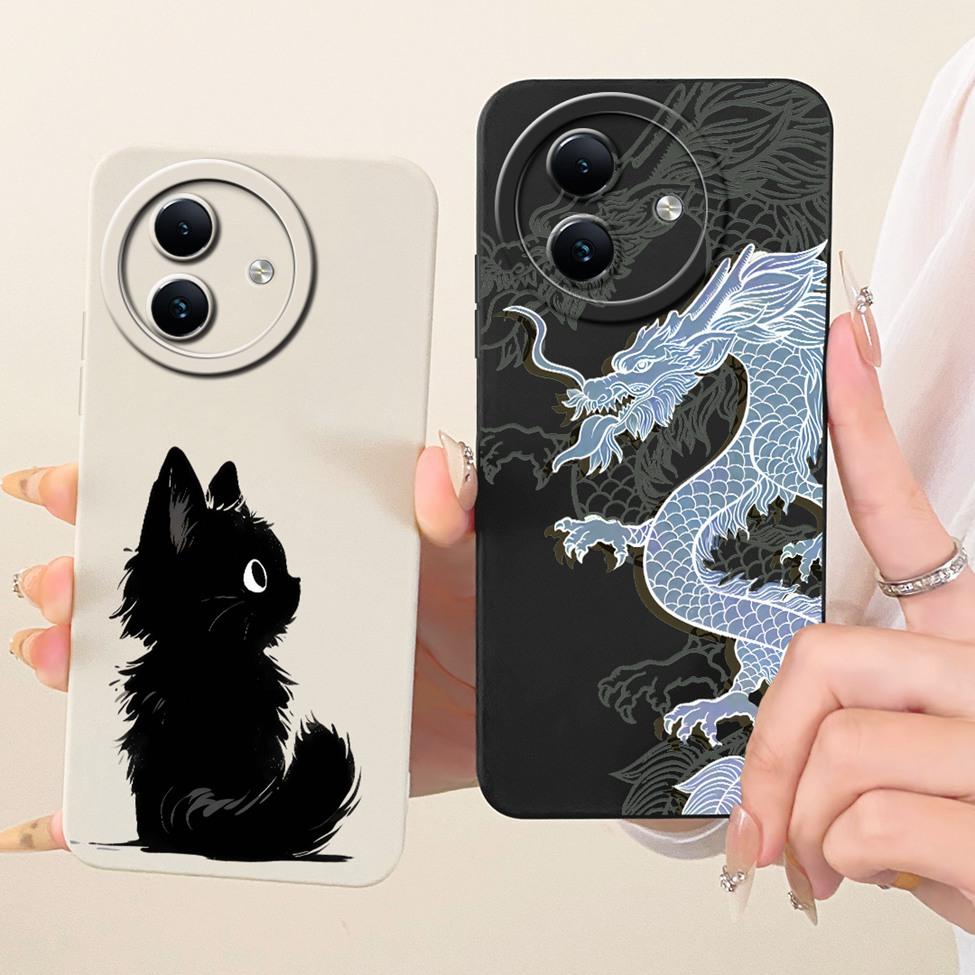 Casing For ITEL S24 Cover Fashion Cartoon Cute Funny Painted Silicone Funda For S24 ITEL S667LN Phone Case