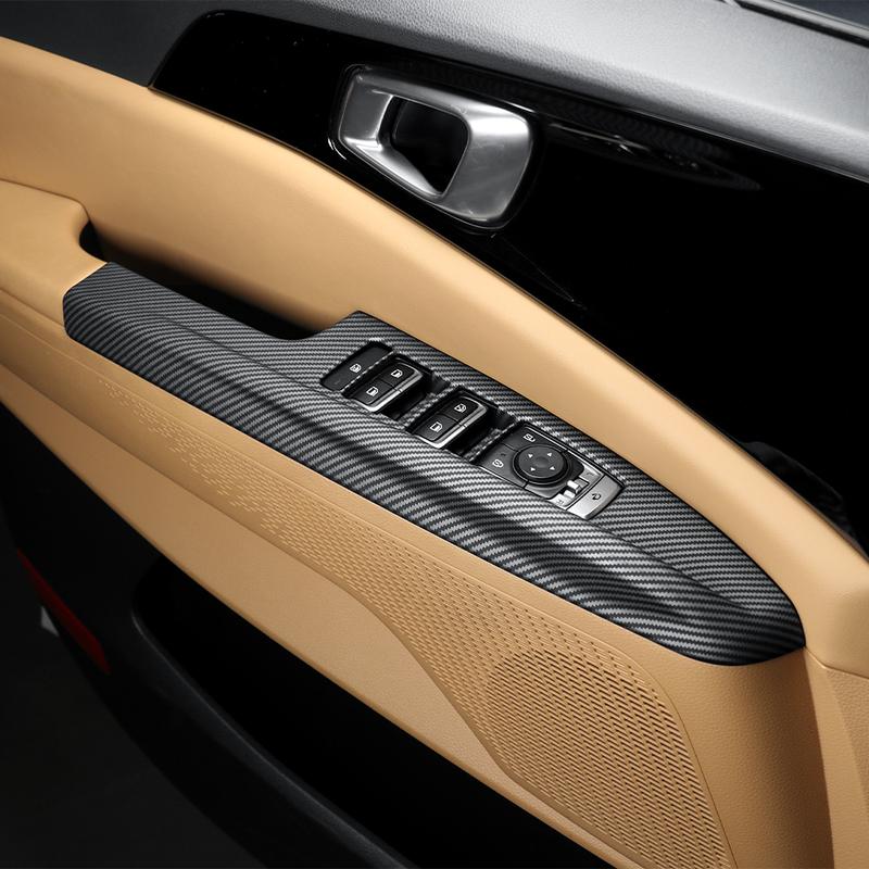 For KIA Carnival -2026 Left-Hand Drive Car Window Control Button Trim Panel Door Handle Decorative Strip Interior Accessory