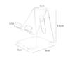 Ins Acrylic Transparent Minimalist Foldable Phone Holder Desktop Lazy Tablet Stand For iPhone iPad Galaxy Tab Smartphone Bracket
