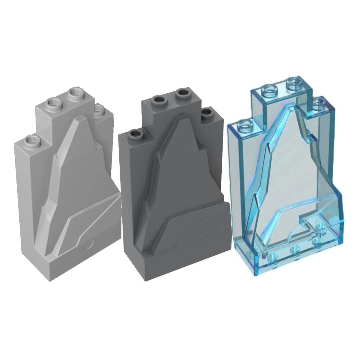 

10pcs 47847 Rock Bricks Panel Parts 2 x 4 x 6 Compatible MOC Building Block Education Creative Model Toy Adult Kids DIY 10pcs