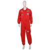 Adult Red Astronaut Costume with Gloves for Halloween Party