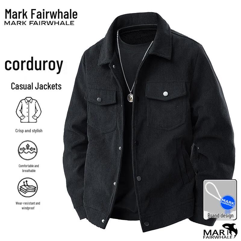 Mark Fairwhale Men's Corduroy Casual Jacket