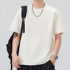 Mens Latest Summer Relaxed Fit Round Neck Short-sleeved T-shirt Thin Printed Short T-shirt