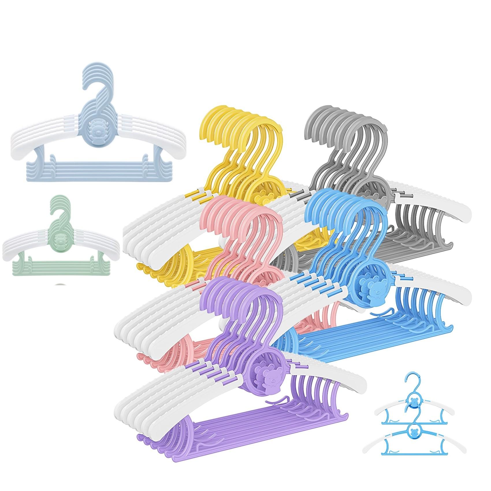 

Ультратонкие Нескользящие Вешалки для Детского Белья для Одежды Новорожденных - Регулируемая Детская Вешалка для Пальто для Девочки Мальчика Малыша Детей 5PCS