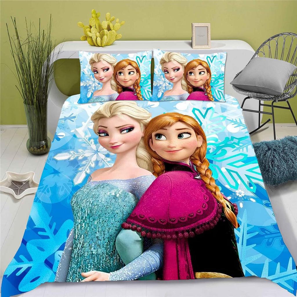 Three-Piece 3D Digital Printing Quilt Cover Pillowcase