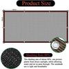 2x2m 2x4m Black Sun Shade Net Fabric, UV Protection Pergola Awning Cover With Grommets Edge, Garden Patio Greenhouse Plant Sun Protection Shade Cloth
