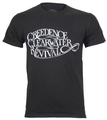 Creedence Clearwater Revival T Shirt Black Vintage Logo CCR Official New
