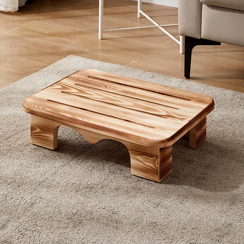 Solid Wood Multi-Purpose Footstool