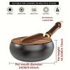 Handmade Carbon Steel Wok Pan Non Stick Stir Fry Pan for Home Cooking