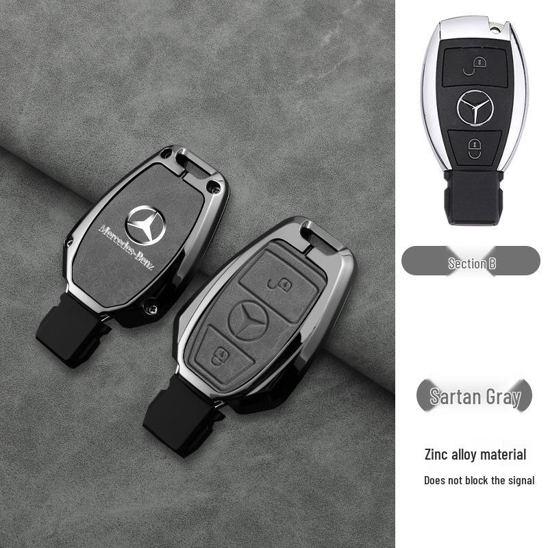Luxury Mercedes Key Cover for C260L, C200L, GLC300L, E300L & 2024 S-Class
