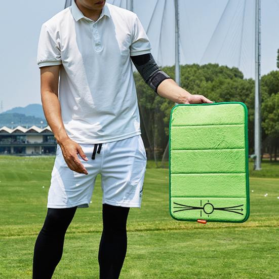 Golf Hitting Mat for Swing Pathway Feedback Indoor Outdoor Golf Practice Mat for Training Chipping Golf Accessories for Men Dad Husband
