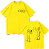 Rapper Rels B Skinny Flakko Print T-shirt Harajuku Hip Hop Pop Music T Shirts Men Women High Quality Fashion Oversized T-shirts