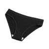 Pure Cotton Threaded Women'S Briefs, Solid Color Low Waist Comfortable And Breathable Double-Layer Girls' Underwear, Sold Individually