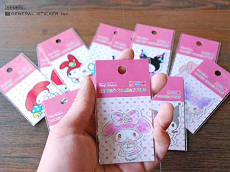 Sanrio My Melody Kuromi Mini Vinyl Toy 01 & [Die-Cut Sticker] Sticker/Plush