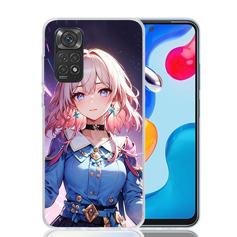 Honkai Star Rail March 7TH Phone Case For Xiaomi Redmi Note 15 14 13 12S 12 Pro Plus 11S 11E 11 11T 10S 10 Art Soft Pattern Cove