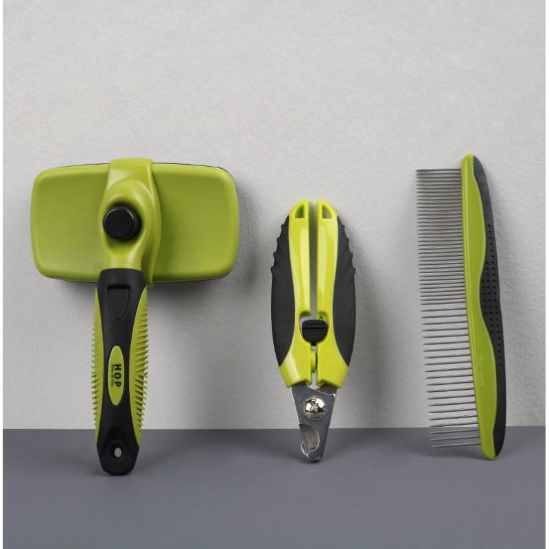 Pet Grooming Comb Set Dogs Cats - 3 6 8 9 Piece Detangling Brush Kit With Fine Coarse Teeth Shedding Hair Removal