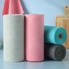 1 Roll Rag Thickened Water-Absorbent Cleaning Clothes Tear-Off Design Disposable Rags Kitchen Bathroom Cleaning Rag
