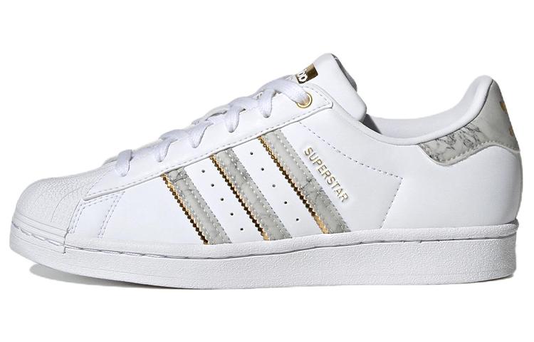Adidas Wmns Superstar  White Gold Metallic  Women s GX1839 42