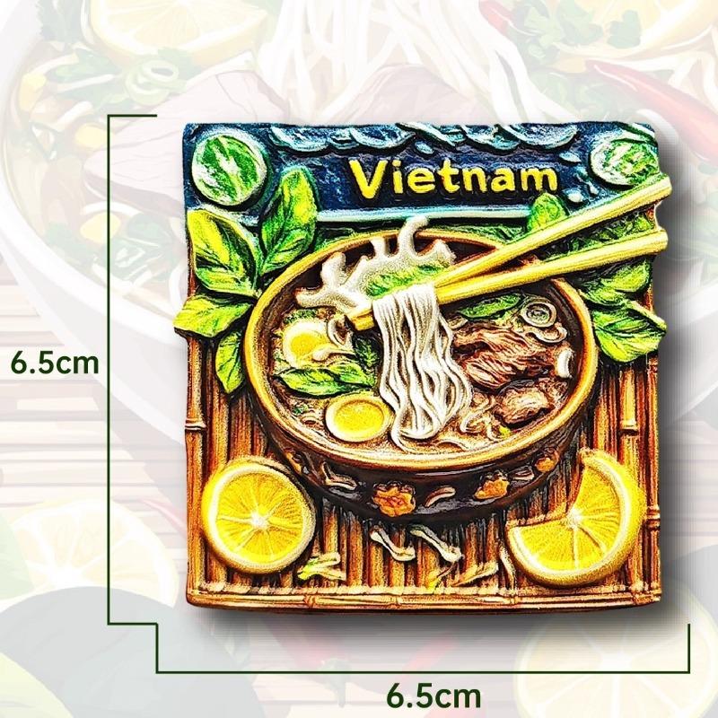 Vietnam Fridge Stickers Mekong River Travel Souvenirs Negeri Sabah Fridge Magnets Home Decoration Wedding Gifts