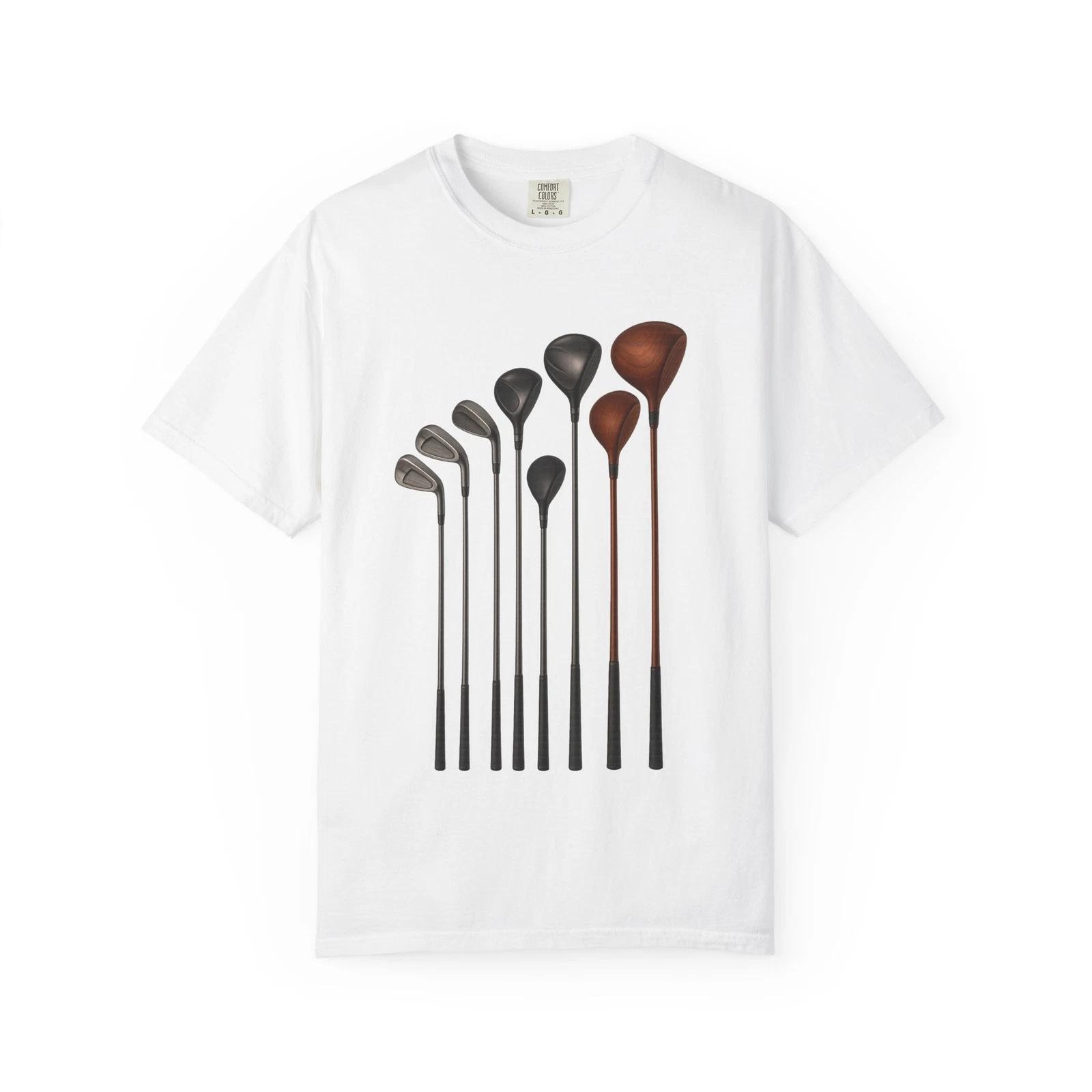 

Golf Club T shirt Irons, Woods, Drivers Tee Shirt Men s Fathers Day GifT shirt XL