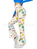 European and American Women's Floral Sexy High-waisted Slim-fitting Sports Flared Pants Women's Slim-fitting Trousers Casual Wholesale