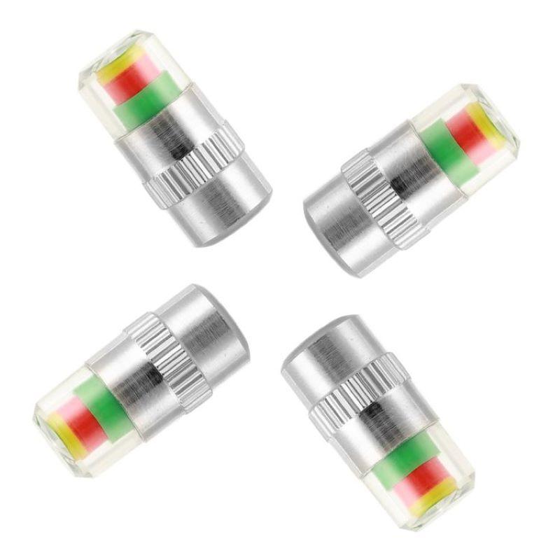 4 stücke Auto Reifendruckmesser Anzeige Alarm Monitor Ventil Kappe Sensor Reifendruck Monitor Erkennung
