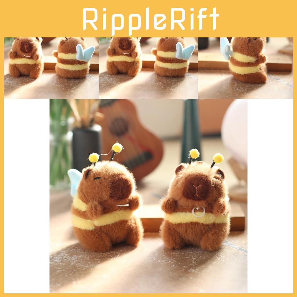 Adorable Plush Bee Keychain With Moving Wings For Cute Bag Accessory And Gift