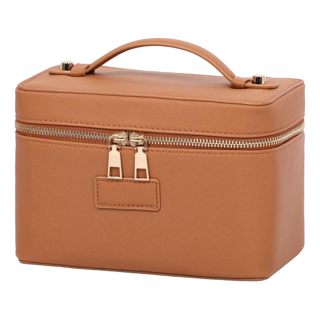 PU leather Cosmetic Bag Women Vanity Case Large Capacity Luxury Portable Travel Toiletry Bags Makeup Organizer