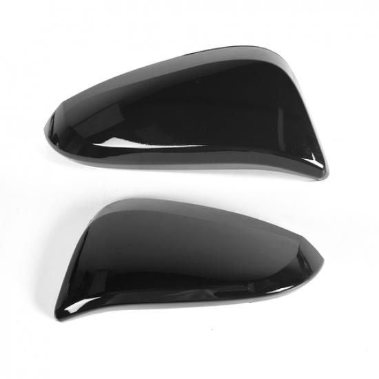 Black Side Rear Rearview Mirror Cover Trim Decor For 4Runner 2017+ Accessories