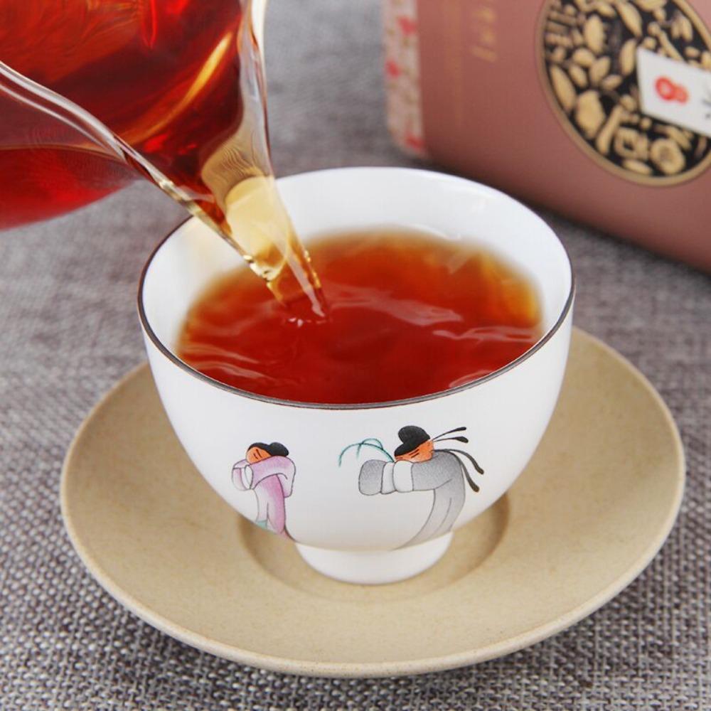 100g Yunnan Ripe Pu erh Tea Loose Canned Chinese Green Food Red Puerh Cooked Beauty