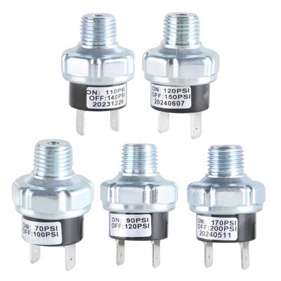 High Efficiency Air Pressure Control Switches Easy Installation Precisions Air Compressor Switches for Compressors
