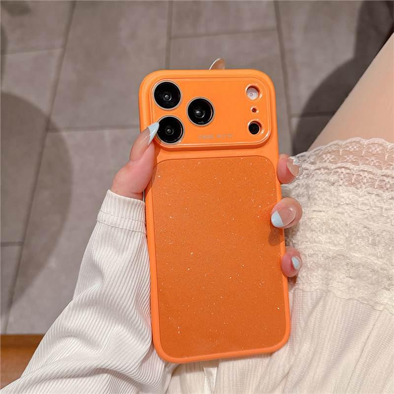 Starry Sky Glitter Anti-Drop Mirror Case: Compatible with iPhone 15, 16, 17 Pro Max