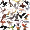 Realistic Bird Figurines, 24pcs Eagle, Parrot, Robin, Owl Toys - Fairy Garden Accessories, Educational Learning Dollhouse Birthday Cake Topper Gift