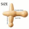 Handheld Wooden Foot Massage Stick Wood Trigger Point Massager  Full Body Relaxation