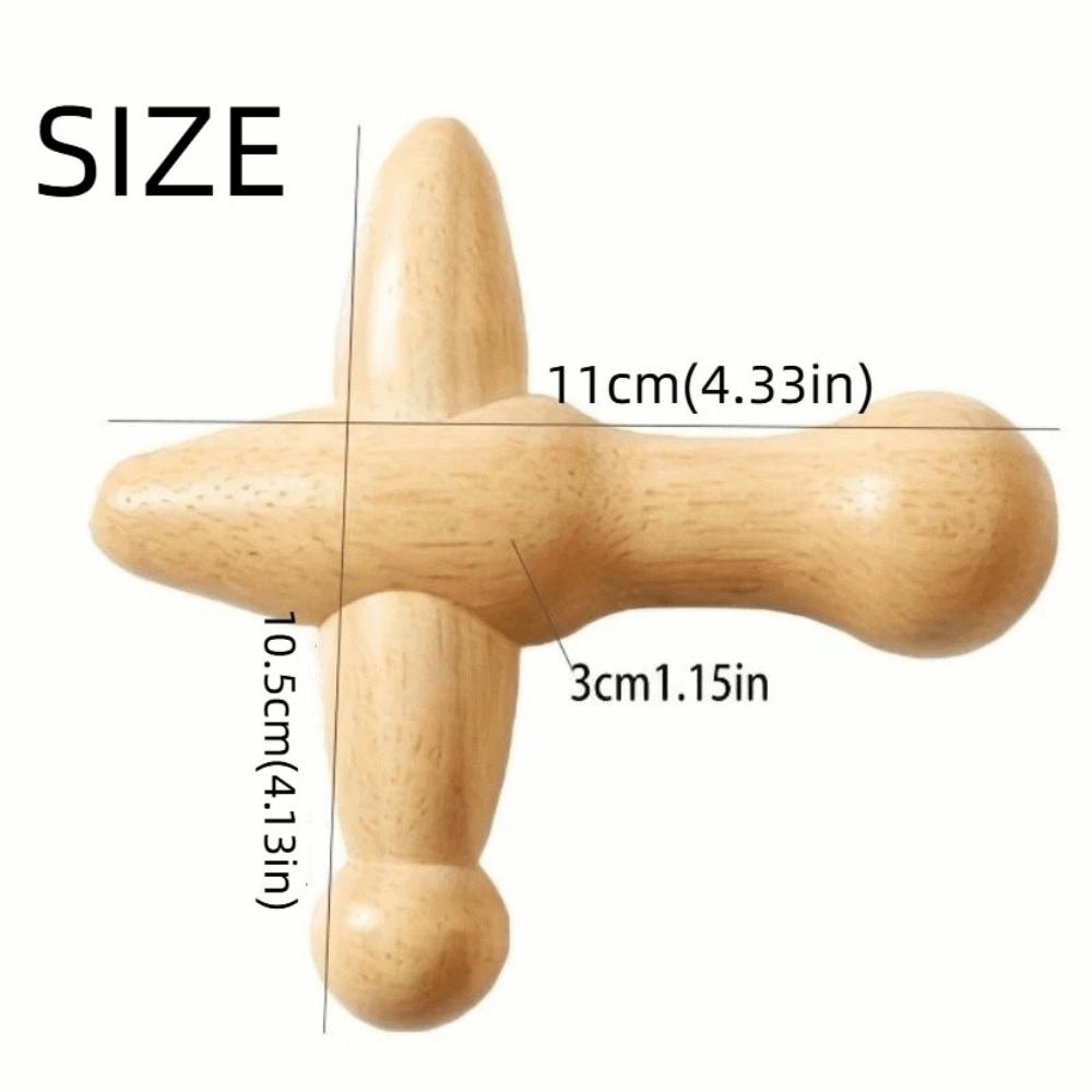 Handheld Wooden Foot Massage Stick Wood Trigger Point Massager Full Body Relaxation