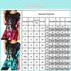Plus Size Womens Asymmetric Floral Printed Short Sleeve Tunic Blouse For Summer Comfort