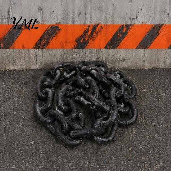 Funny Dog Walk Props Simulated Iron Chain for Haunted House Cosplay, Halloween Plastic Prop, Novelty Yorkie Decorative Leash, Lightweight Fake