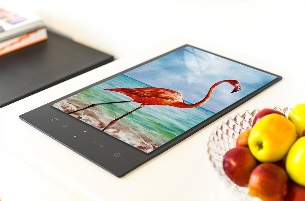 GLAS-SCHNEIDEBRETT 35x52 FLAMINGO