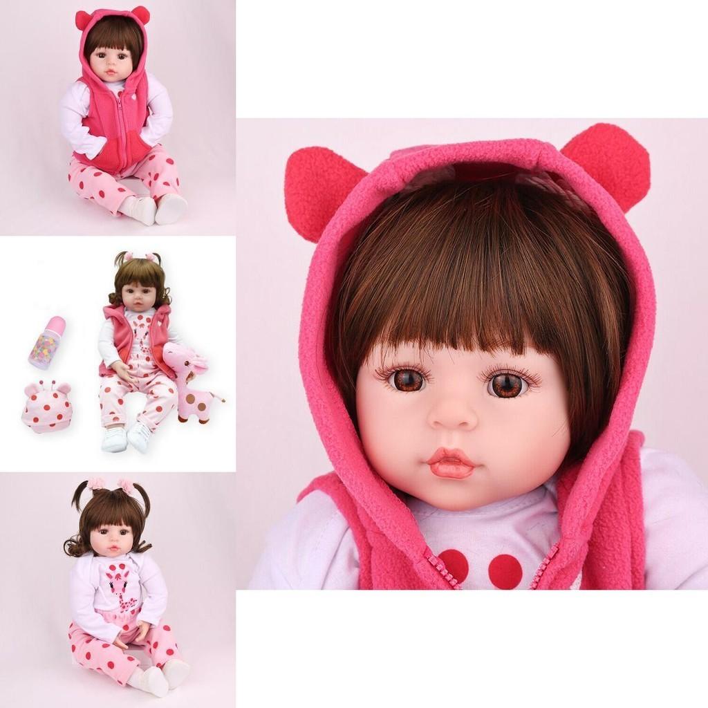 Exquisitely Crafted 18.9/22.8" Baby Reborn Doll With Multi-layered Realistic Skin