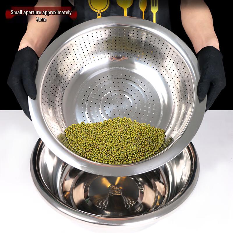 Verdickte Edelstahl-Abtropfschüssel