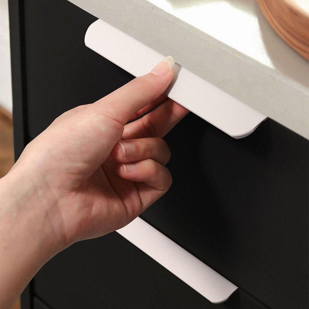 Aluminiumlegering Onzichtbare Deurklink Meubellade Trekkers Handvat Nieuwe Deurknoppen Kast