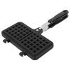 Stovetop Waffle Maker Pan Anti Stick Aluminum Even Heating Double Waffle Baking Pan for Breakfast