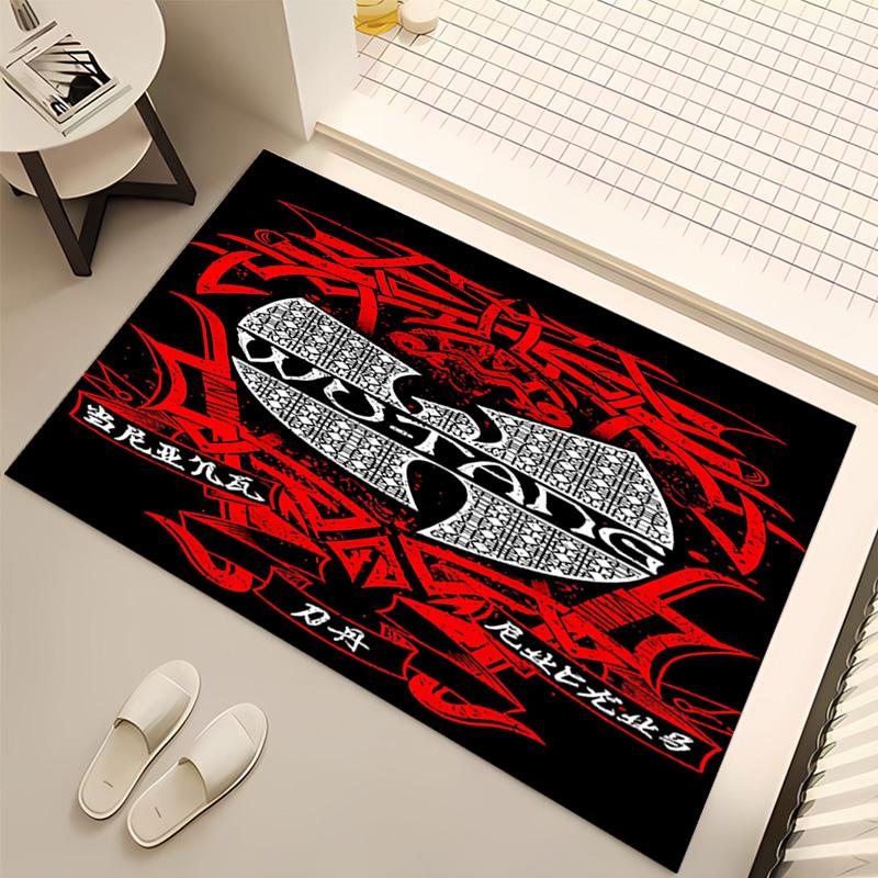 Wu-T-TANG Clans Print Area Rug - Soft,Washable Non-Slip Indoor Mat,Living Room,Home Office Decorative Rug