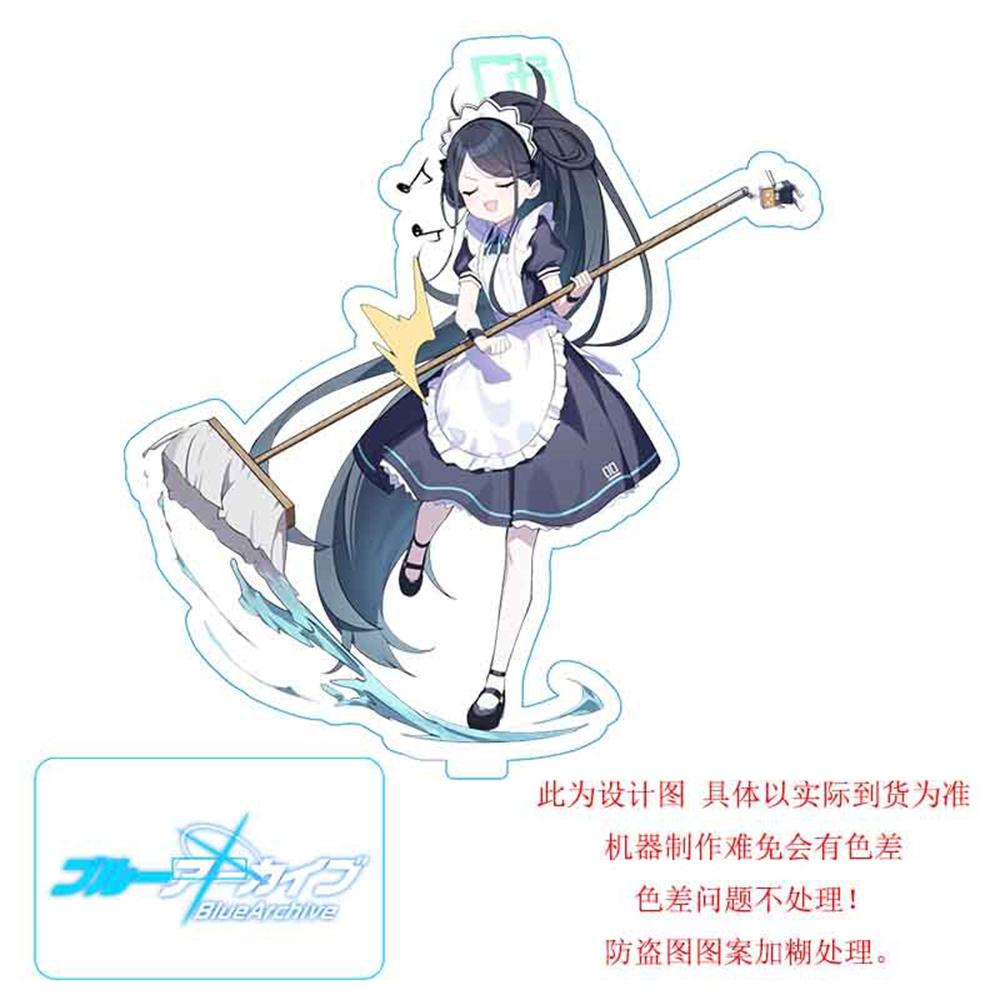 Hot Anime Blue Archive Takanashi Hoshino Cosplay Game Acrylic Action Figure Stand Model Toy Decor Prop Fans Collection Gift